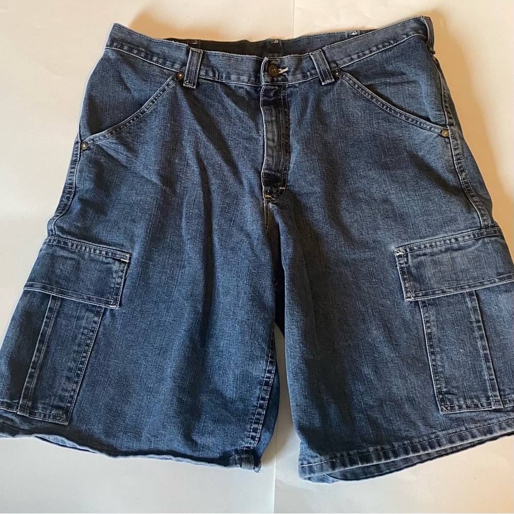 Lee Dungaree Jean Shorts Men 36